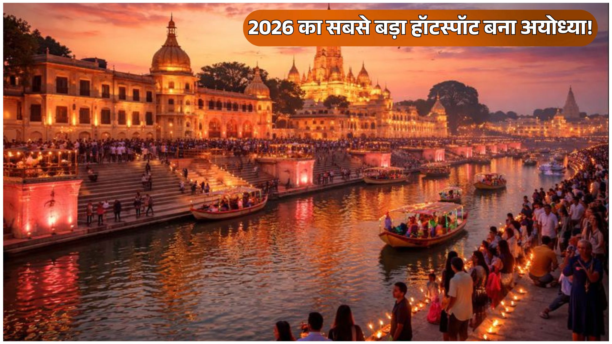 Ayodhya New Year 2026 Celebration at Saryu Ghat