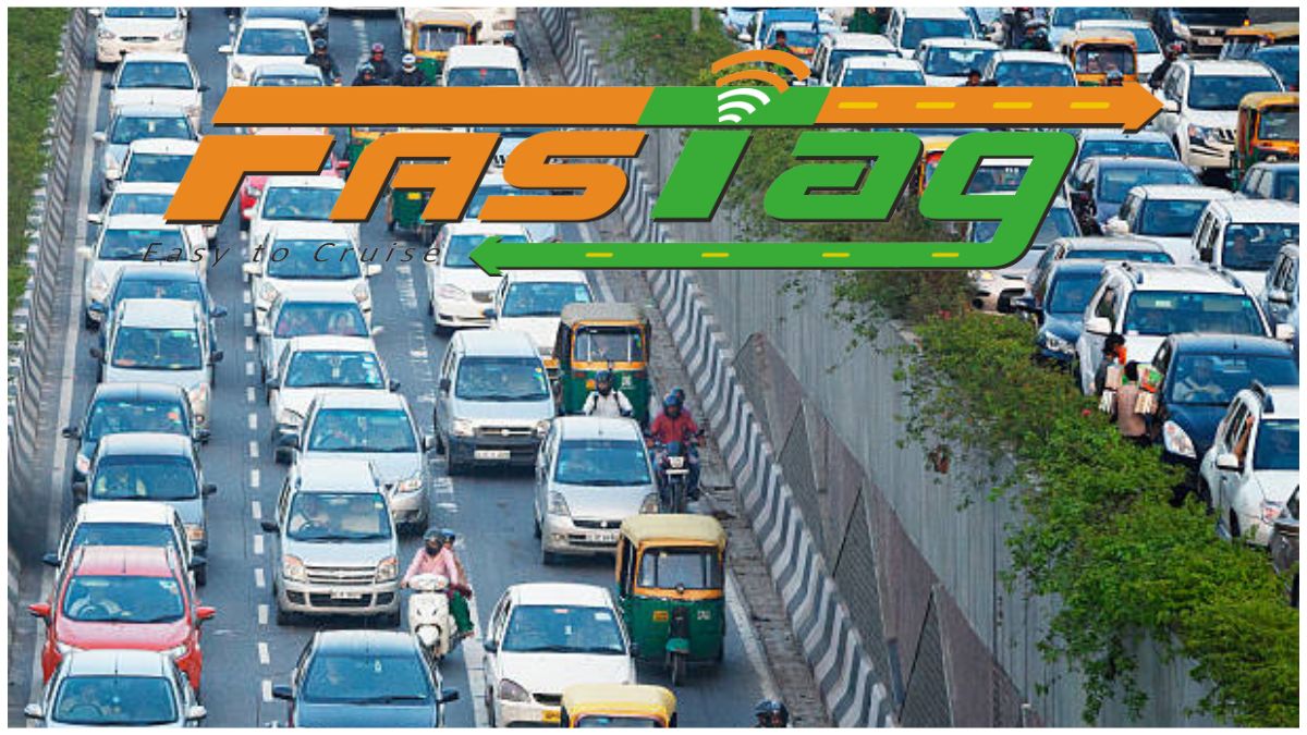 FASTag नियमों में बदलाव के बाद टोल प्लाजा से बिना रुकावट गुजरता वाहन