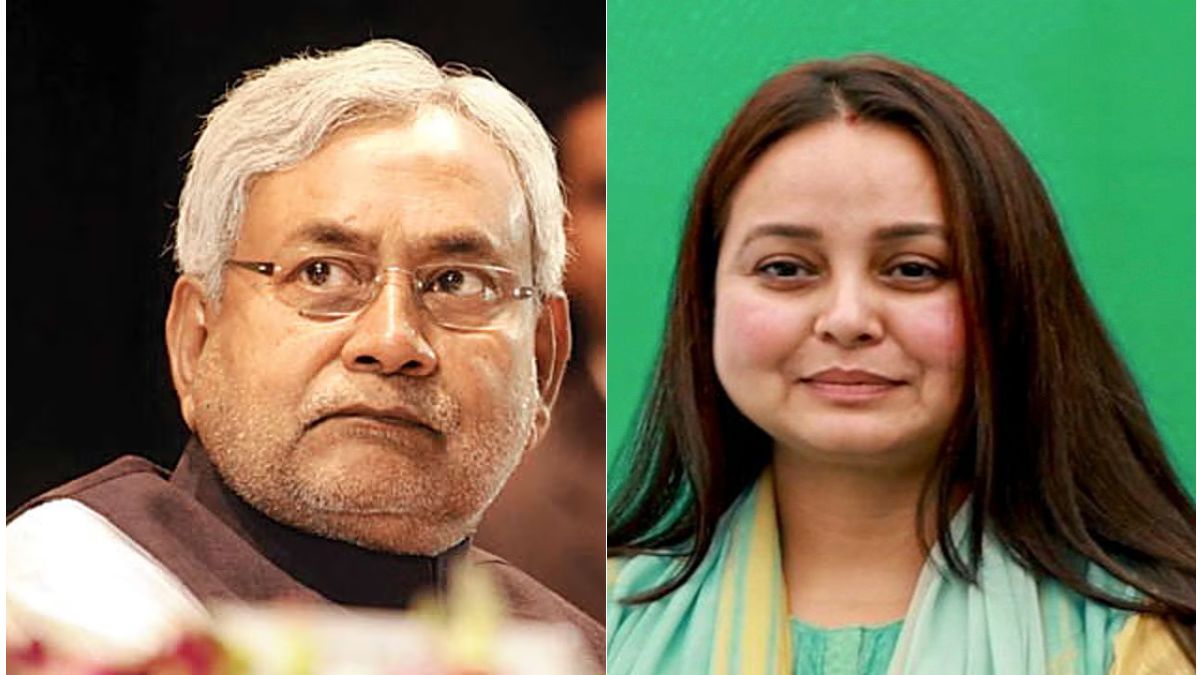 बिहार विधान परिषद में बजट सत्र के दौरान मुख्यमंत्री नीतीश कुमार के बयान पर सियासी विवाद, राबड़ी देवी और रोहिणी आचार्य की कड़ी प्रतिक्रिया, सदन में हंगामे का दृश्य।