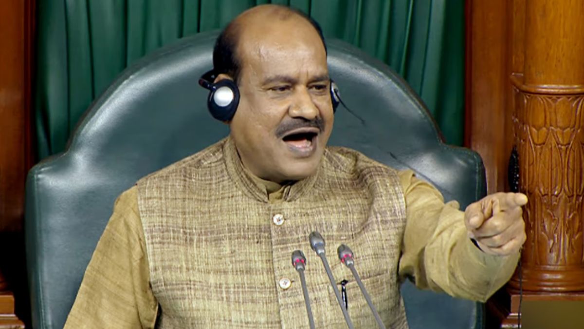 लोकसभा में अविश्वास प्रस्ताव गिरने के बाद सदन को संबोधित करते हुए स्पीकर ओम बिरला