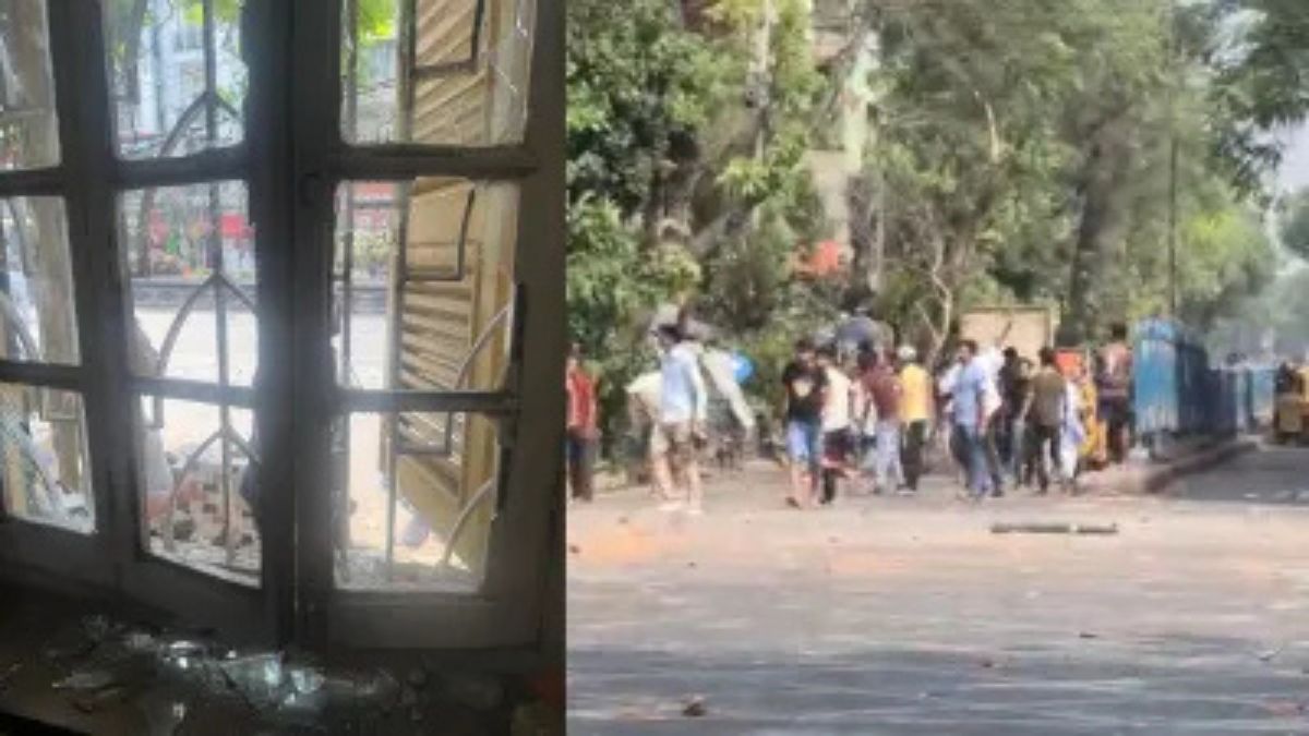 कोलकाता के गिरीश पार्क इलाके में पीएम मोदी की रैली से पहले टीएमसी और बीजेपी कार्यकर्ताओं के बीच झड़प के बाद घायल हुईं राज्य मंत्री शशि पांजा।